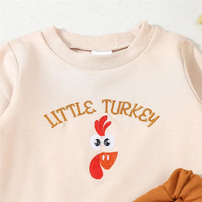 LITTLE TURKEY Brown Joggers Outfit