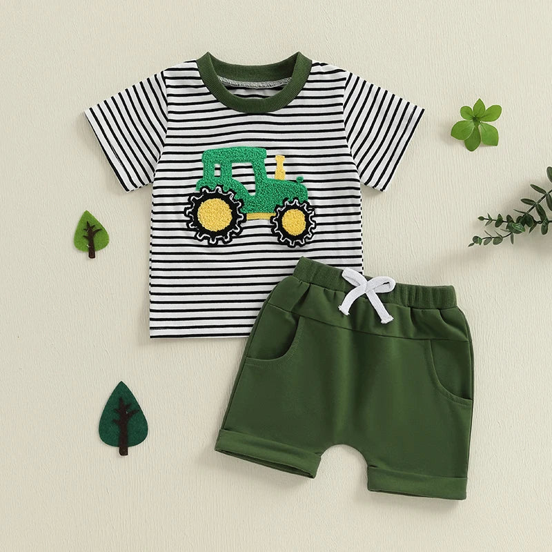 TRACTOR Striped Summer Outfit
