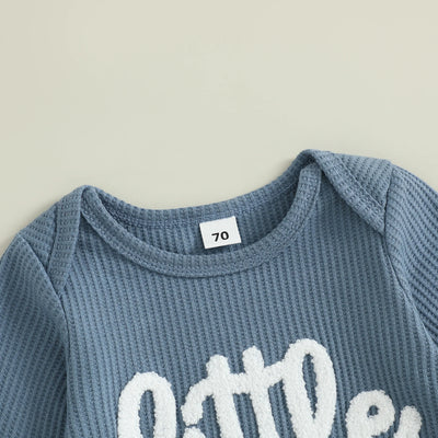 LITTLE BRO Waffle Knit Outfit