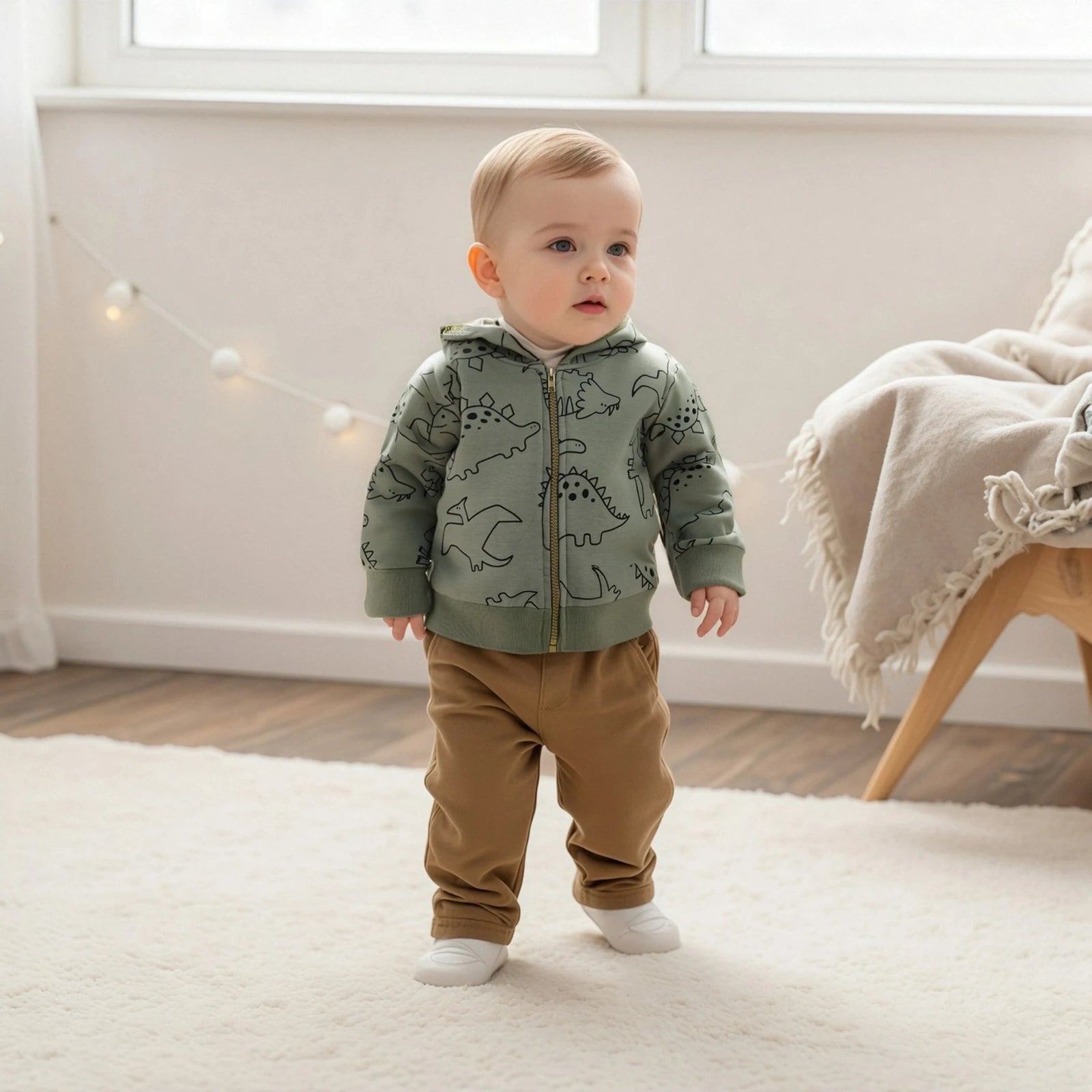 DINOSAUR Zipper Hoody