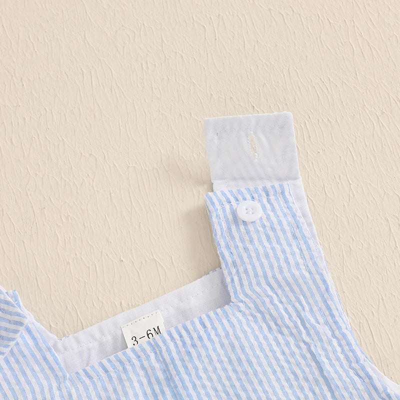 PUPPY Striped Romper