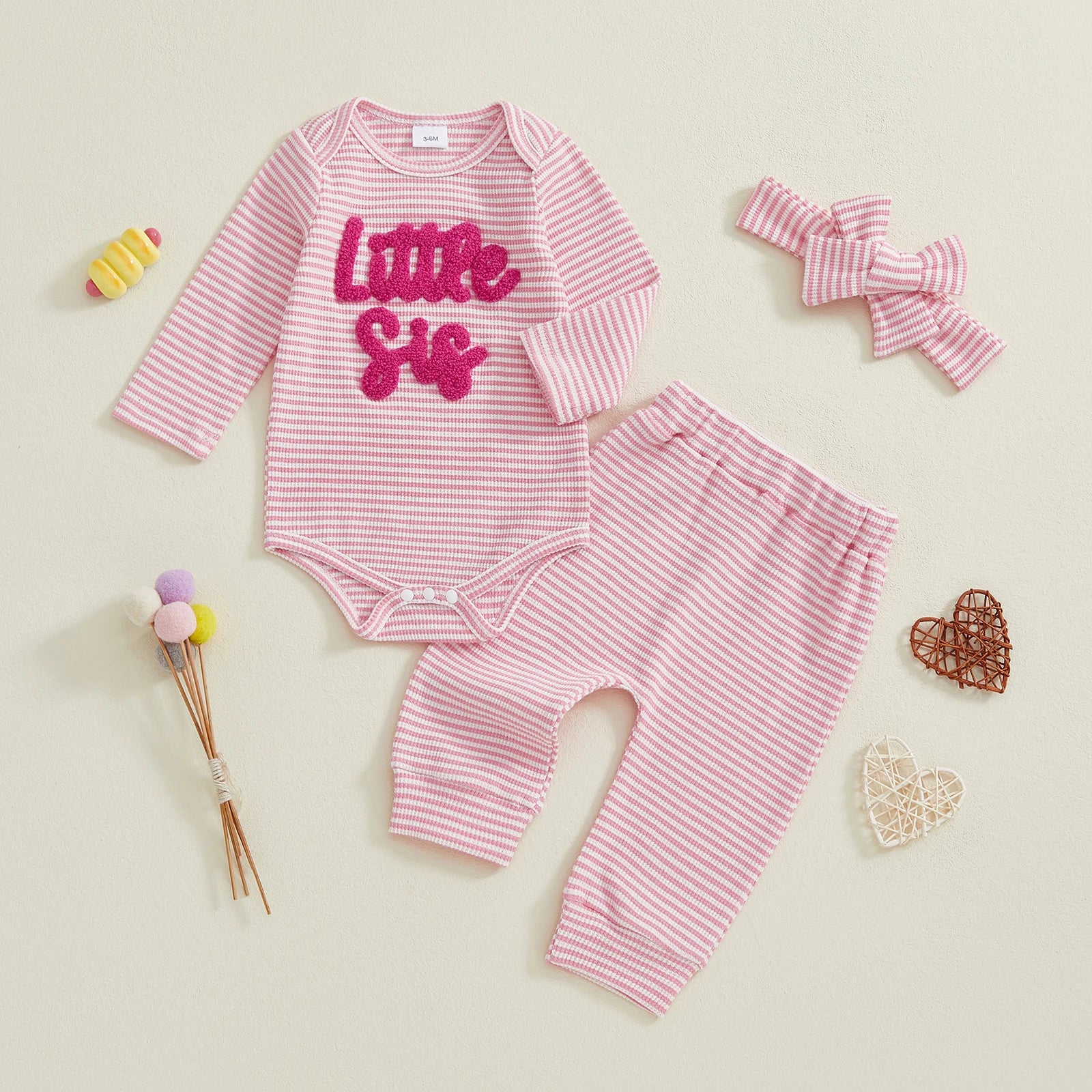 LITTLE SIS Striped Outfit