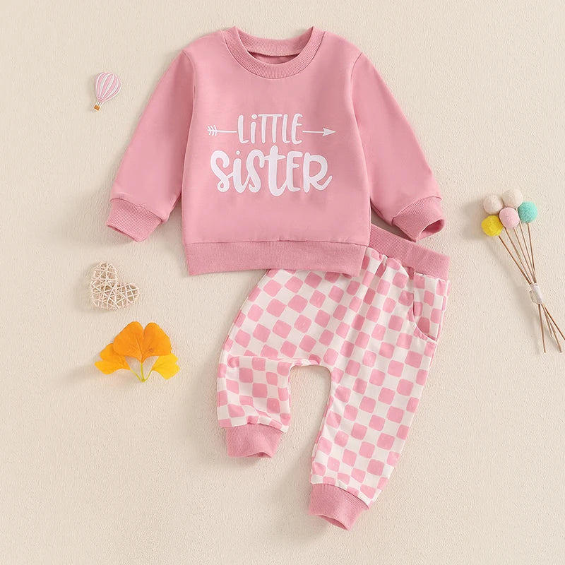 LITTLE SISTER Checkers Outfit