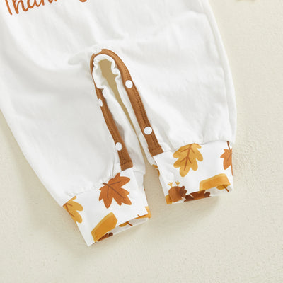 MY 1ST THANKSGIVING Fall Leaves Jumpsuit