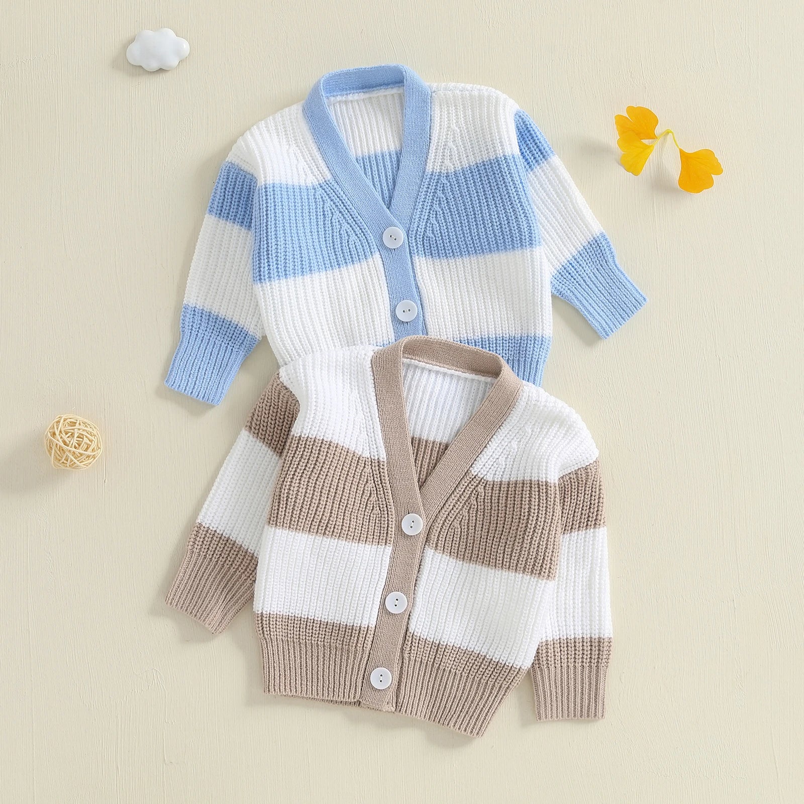 CHILLY DAYS Striped Cardigan