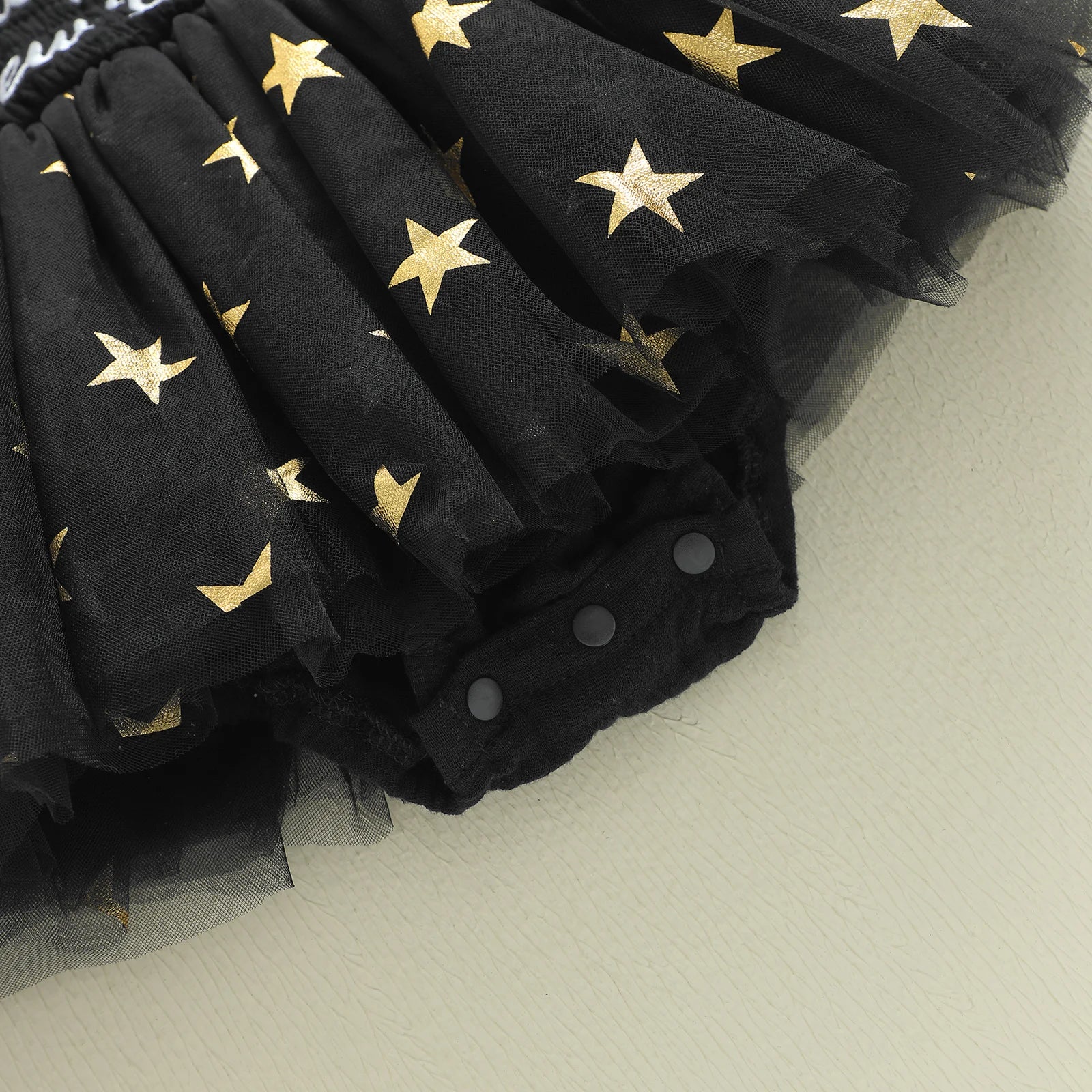 HAPPY NEW YEAR Stars Romper Dress