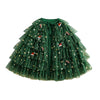 CHRISTMAS TREE Layered Cape