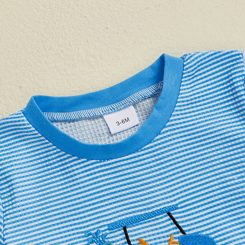 GOLF BUDDY Striped T-Shirt Romper