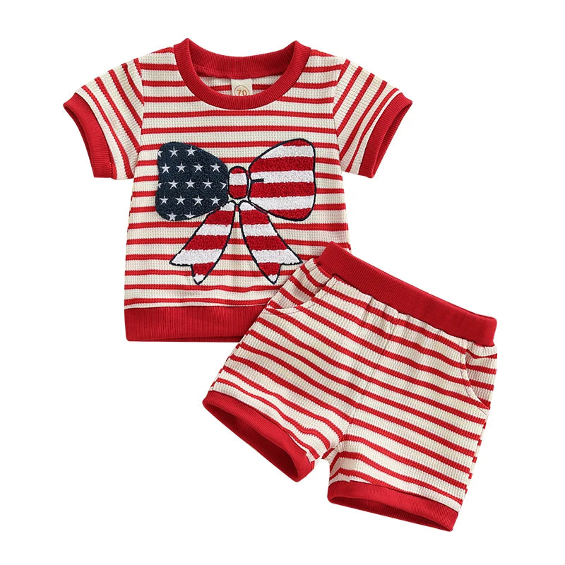 BOWTIE USA Striped Outfit