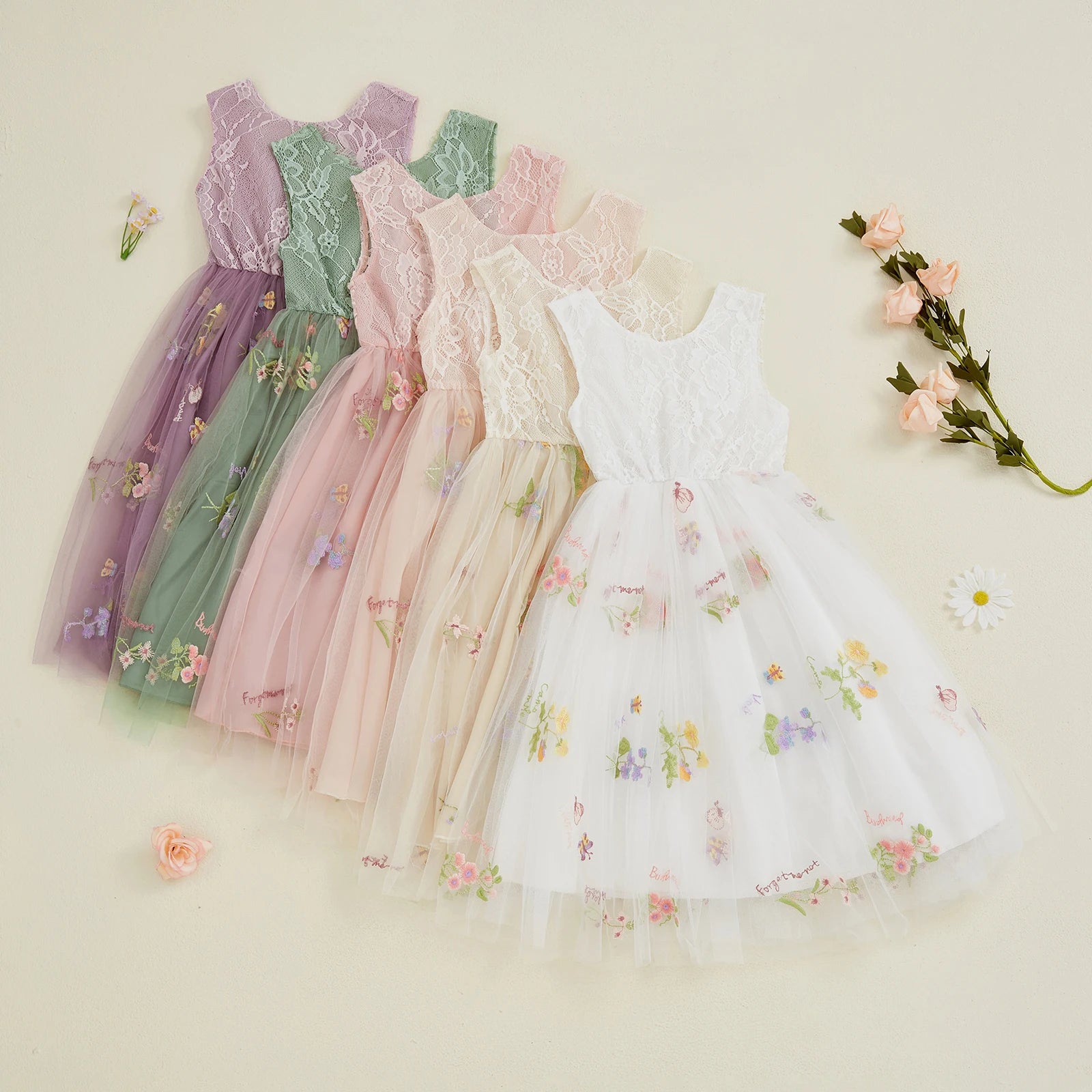 WILDFLOWER Lace Tulle Dress