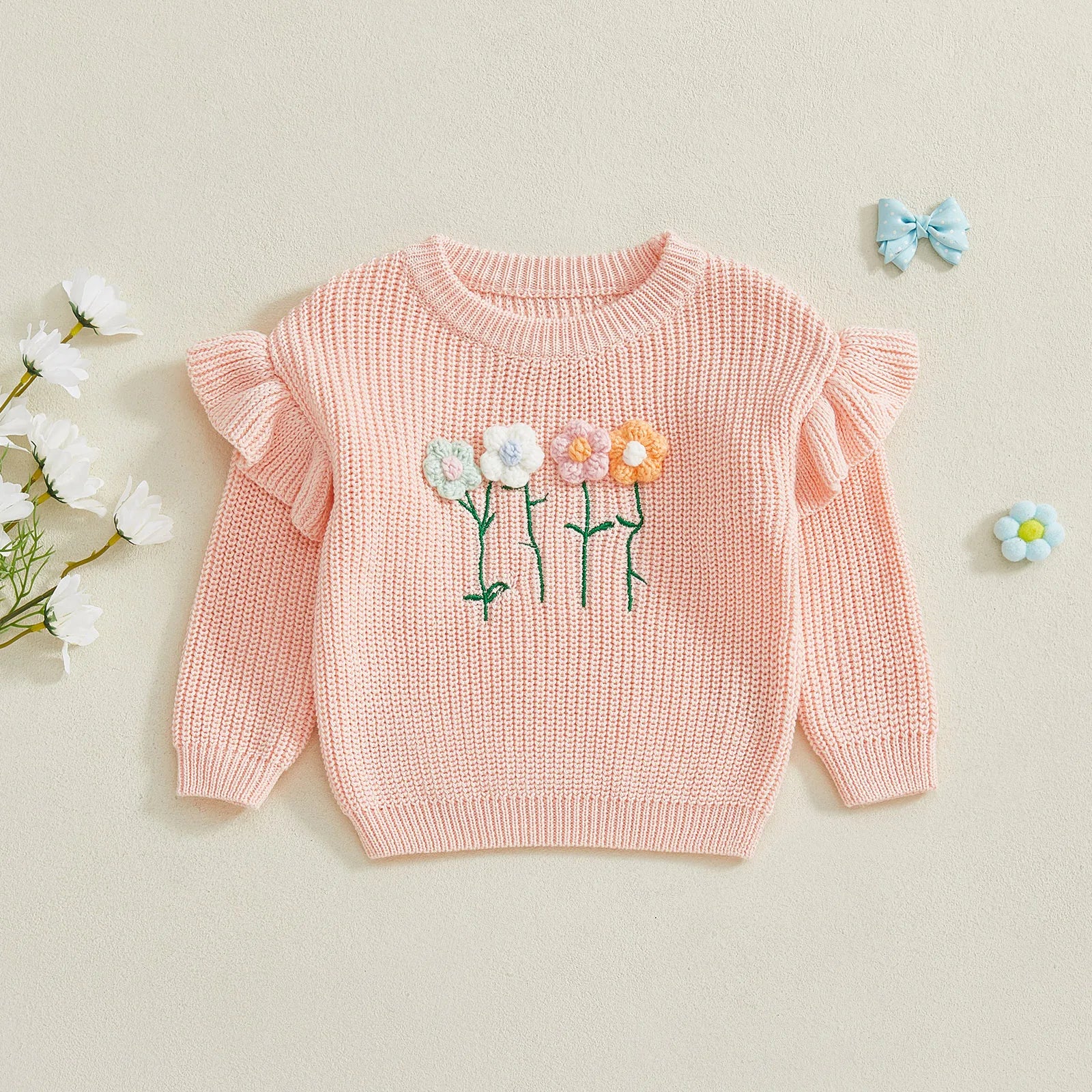 FLOWER GARDEN Knitted Sweater