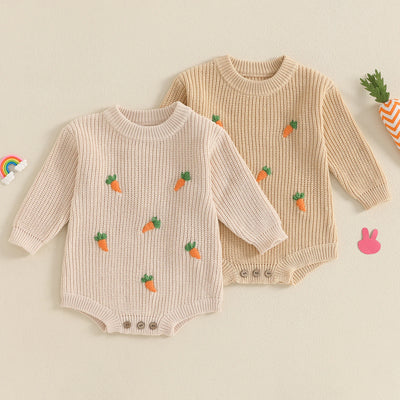 CARROTS Knitted Romper