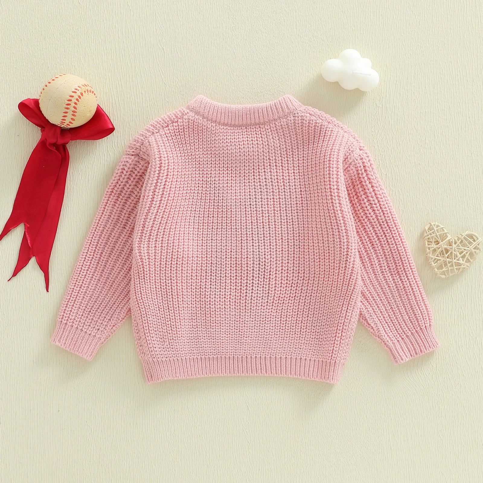 FOOTBALL BOW Knitted Sweater