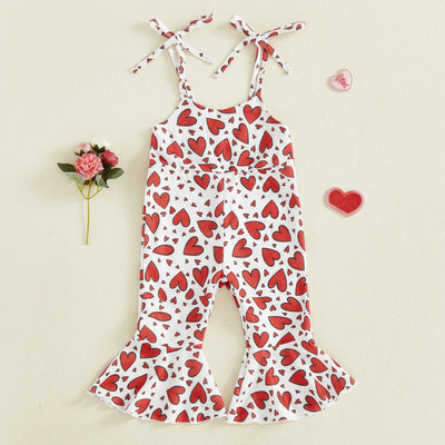 HEARTS Bellbottom Pull-up Jumpsuit