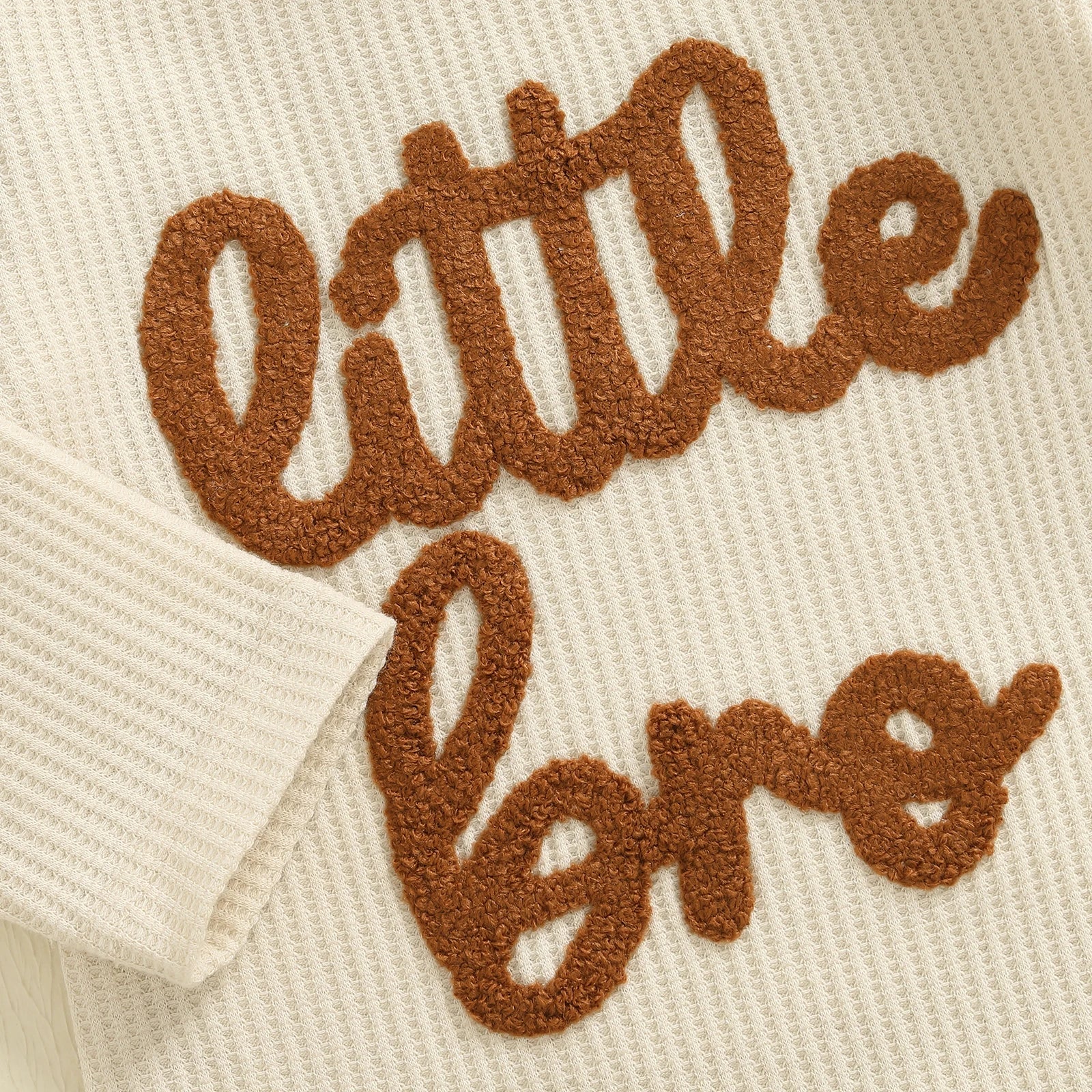 LITTLE BRO Waffle Knit Jumpsuit