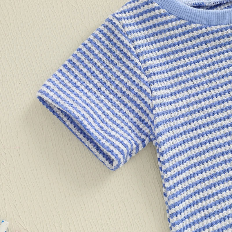 MINI PATRIOT Striped Onesie