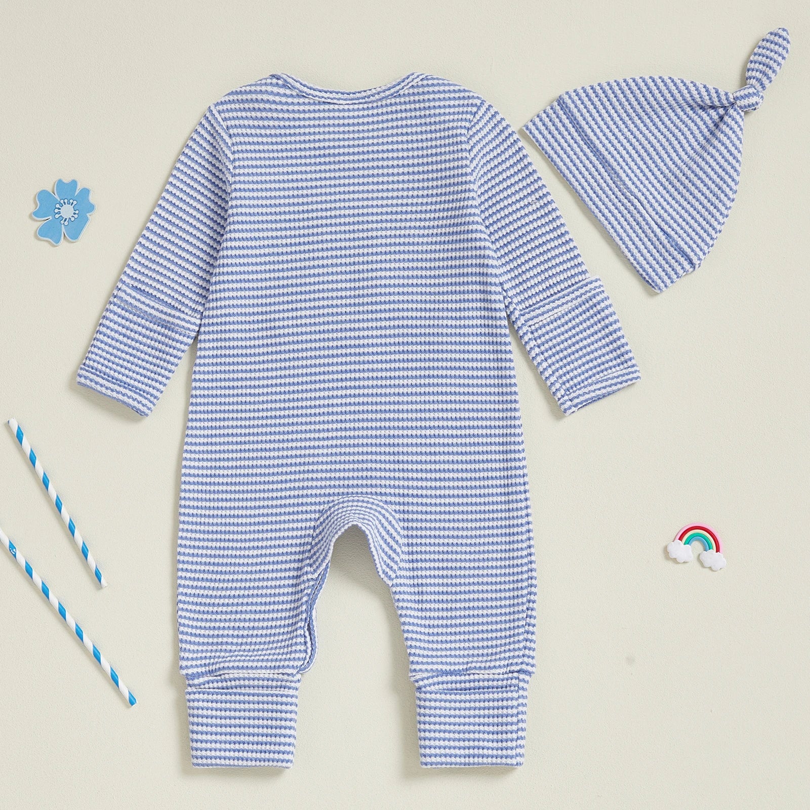 MAMA'S BOY Striped Jumpsuit