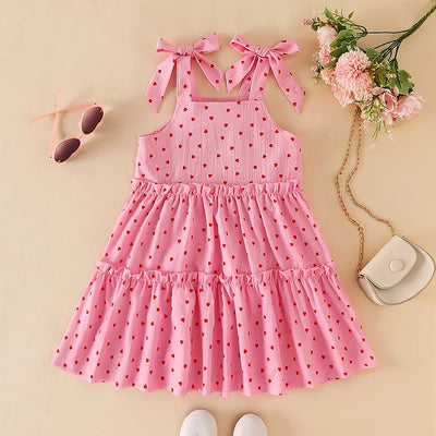 POLKA HEART Pink Dress