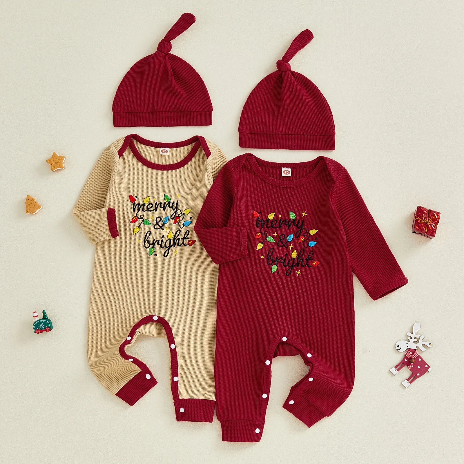 MERRY & BRIGHT Jumpsuit with Beanie