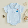 LITTLE SAILOR Collar Onesie