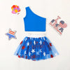 MISS INDEPENDENCE Asymmetric Tutu Outfit