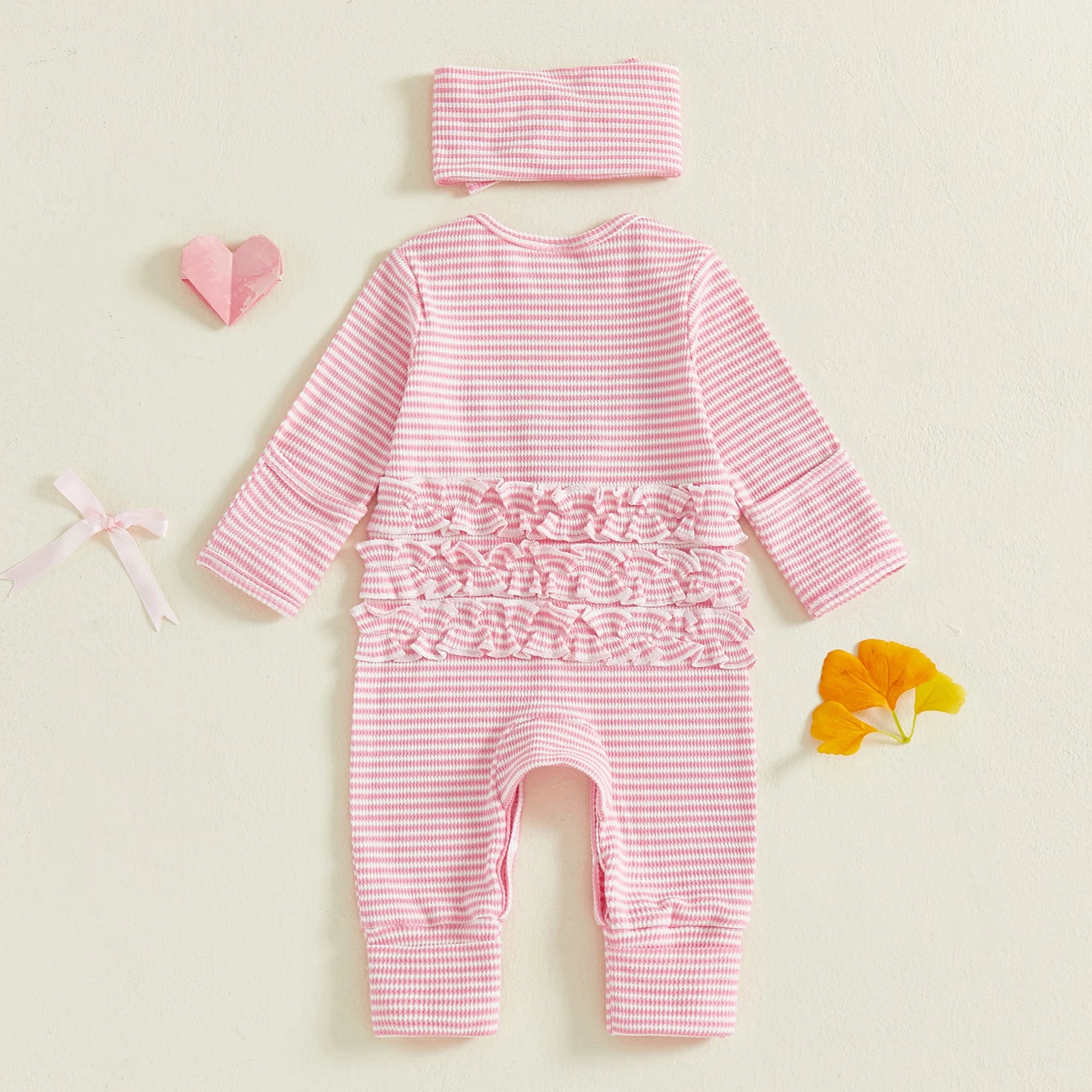 MAMA'S/DADDY'S GIRL Striped Jumpsuit