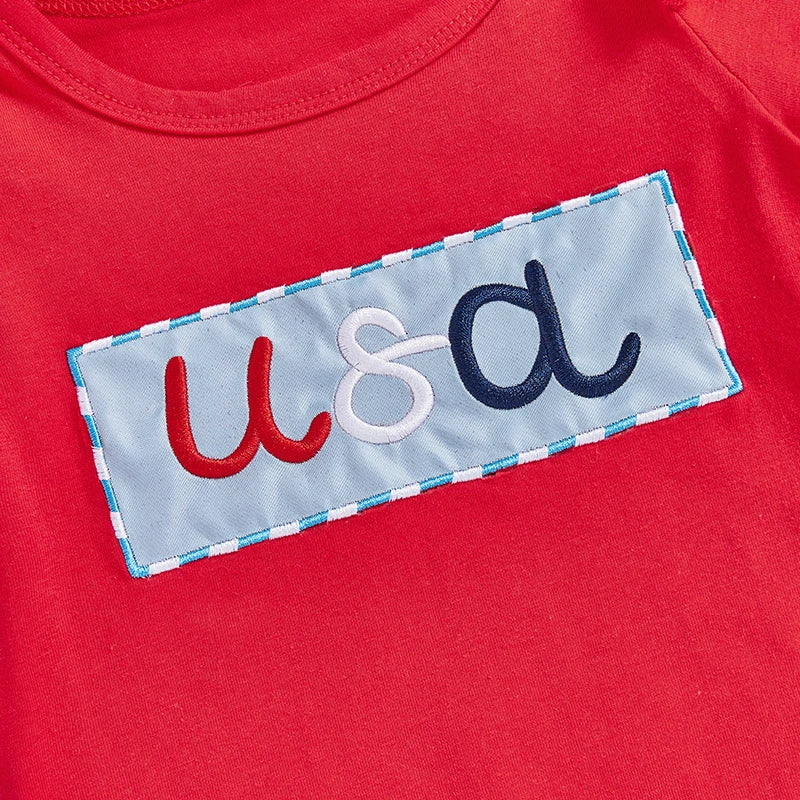 USA Popsicles Ruffle Outfit