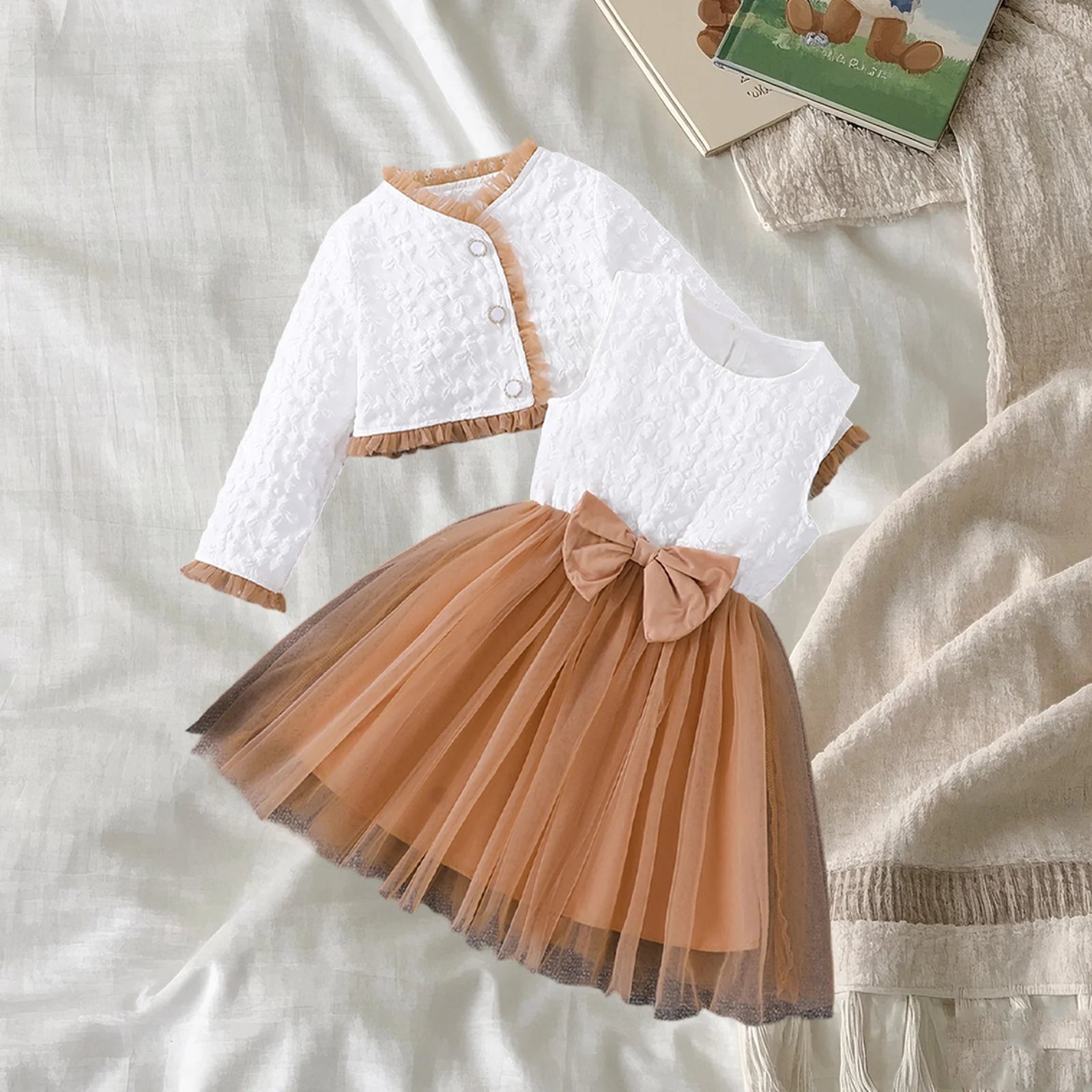 ESTELLE Tulle Dress with Jacket