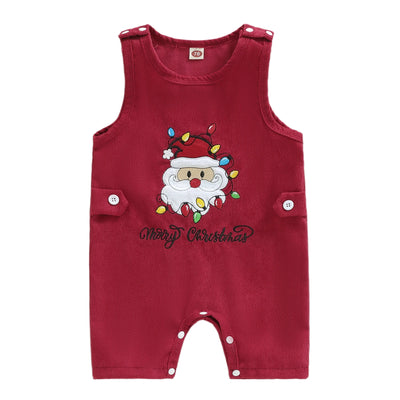 MERRY CHRISTMAS Corduroy Romper