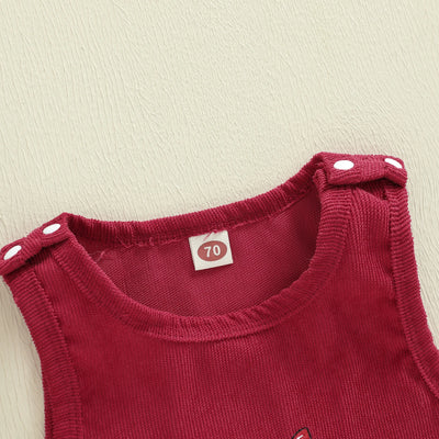 MERRY CHRISTMAS Corduroy Romper