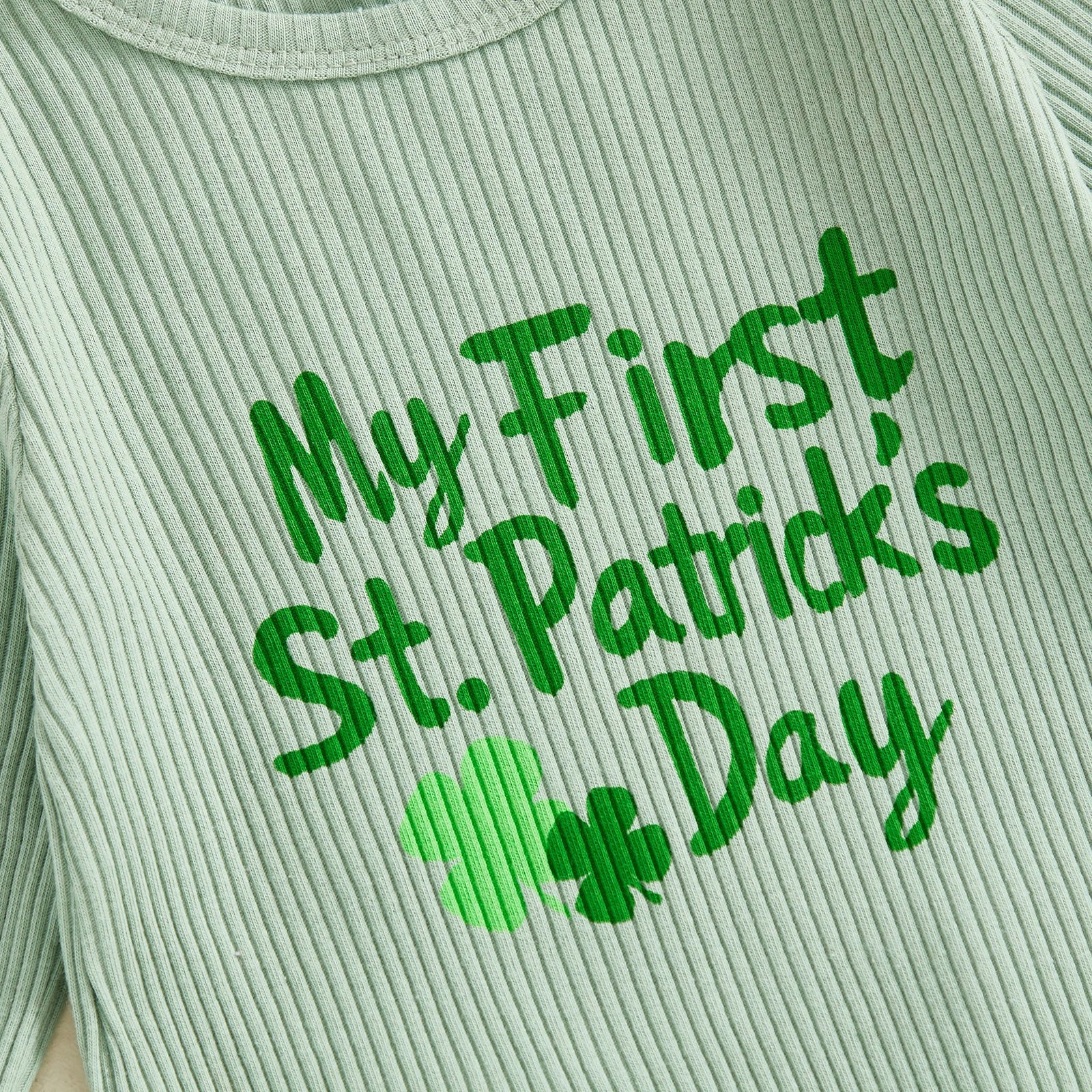MY FIRST ST. PATRICK'S DAY Ruffle Jumpsuit