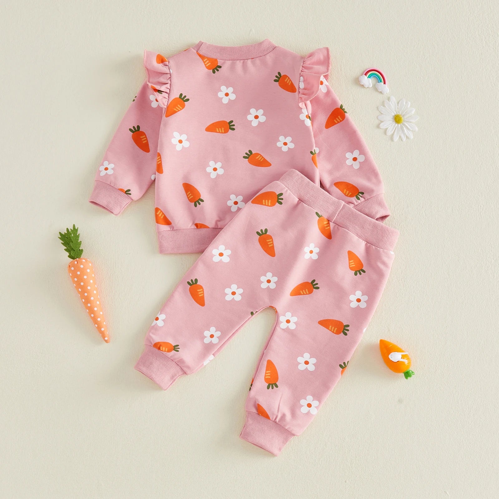 EASTER Pink Ruffle Outfit