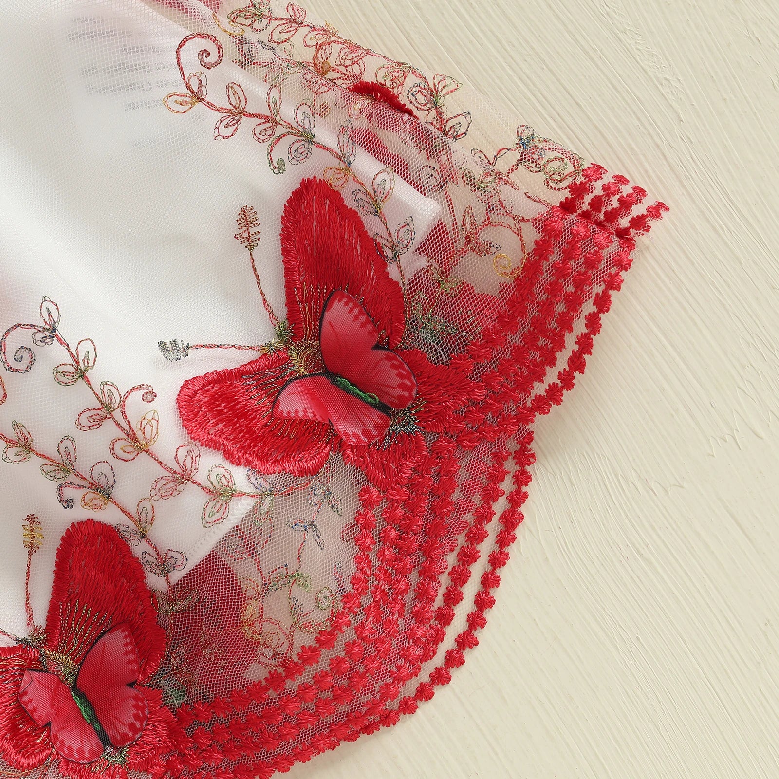 BUTTERFLIES Red Dress