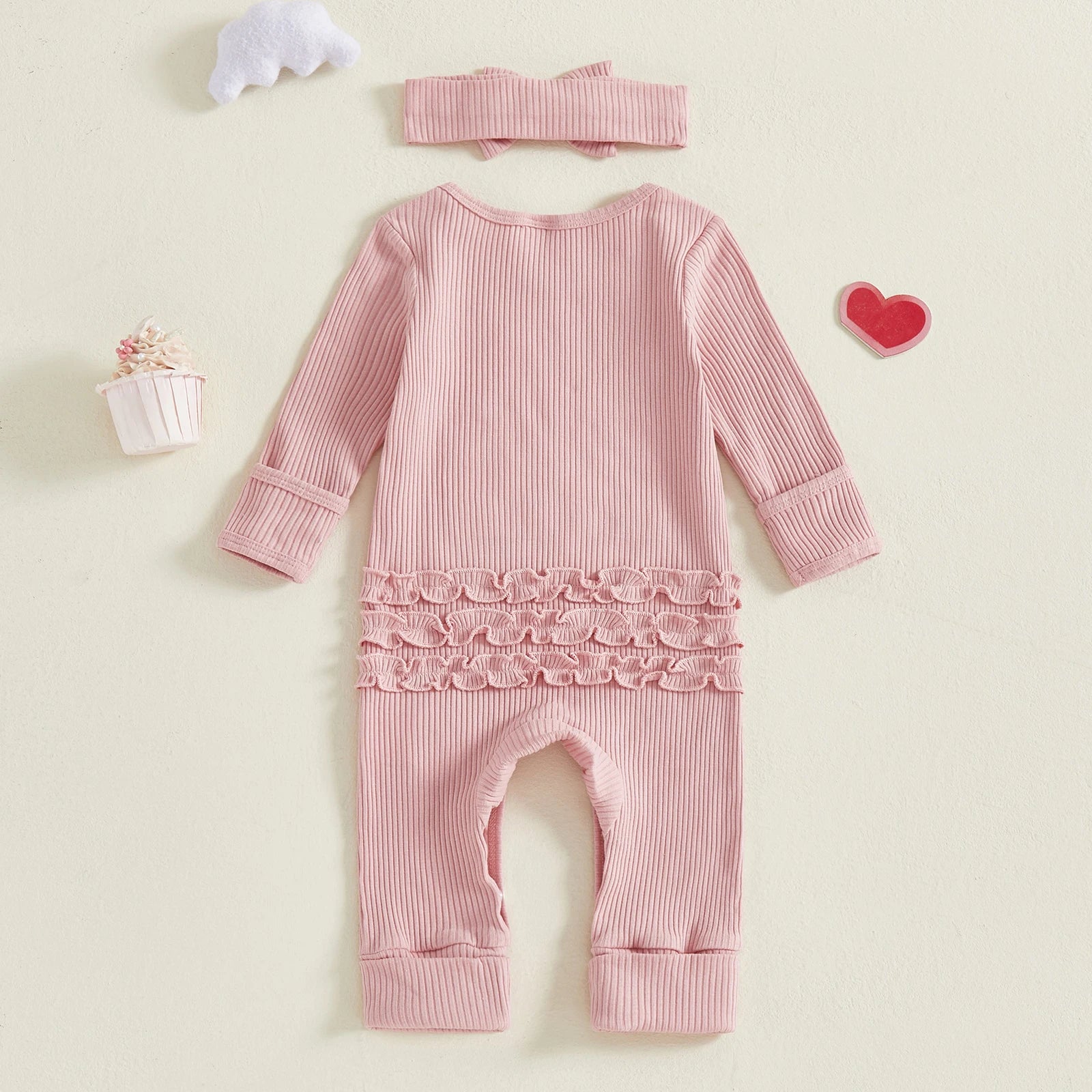 HELLO I AM NEW HERE Ruffle Jumpsuit