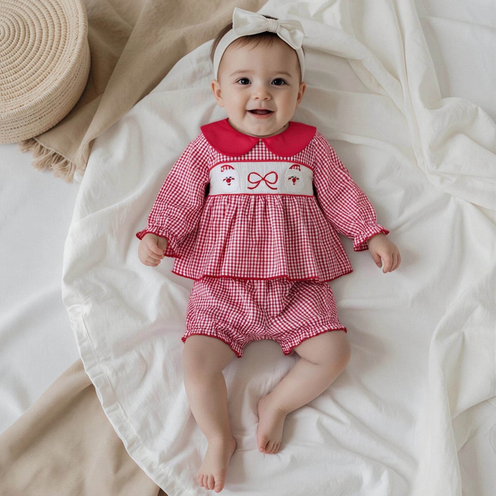 JOLLY Checkered Christmas Outfit