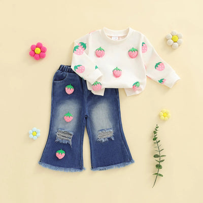STRAWBERRY Denim Outfit