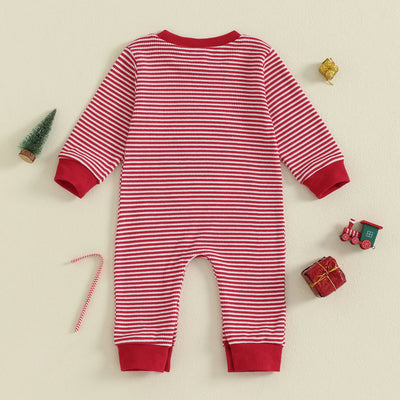 GINGERBREAD MAN Striped Jumpsuit