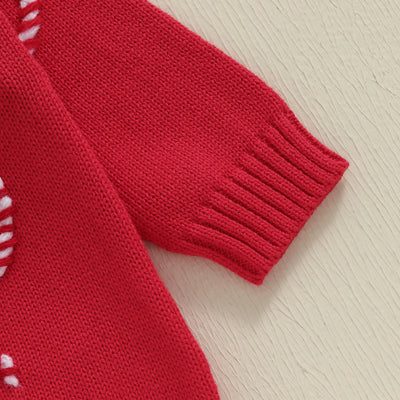 CANDY CANE Knitted Cardigan