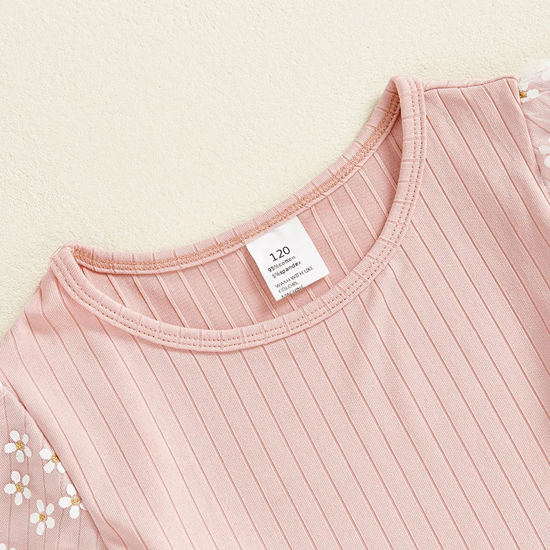 SADIE Flower Tulle Overlay Dress