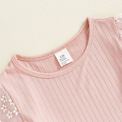 SADIE Flower Tulle Overlay Dress