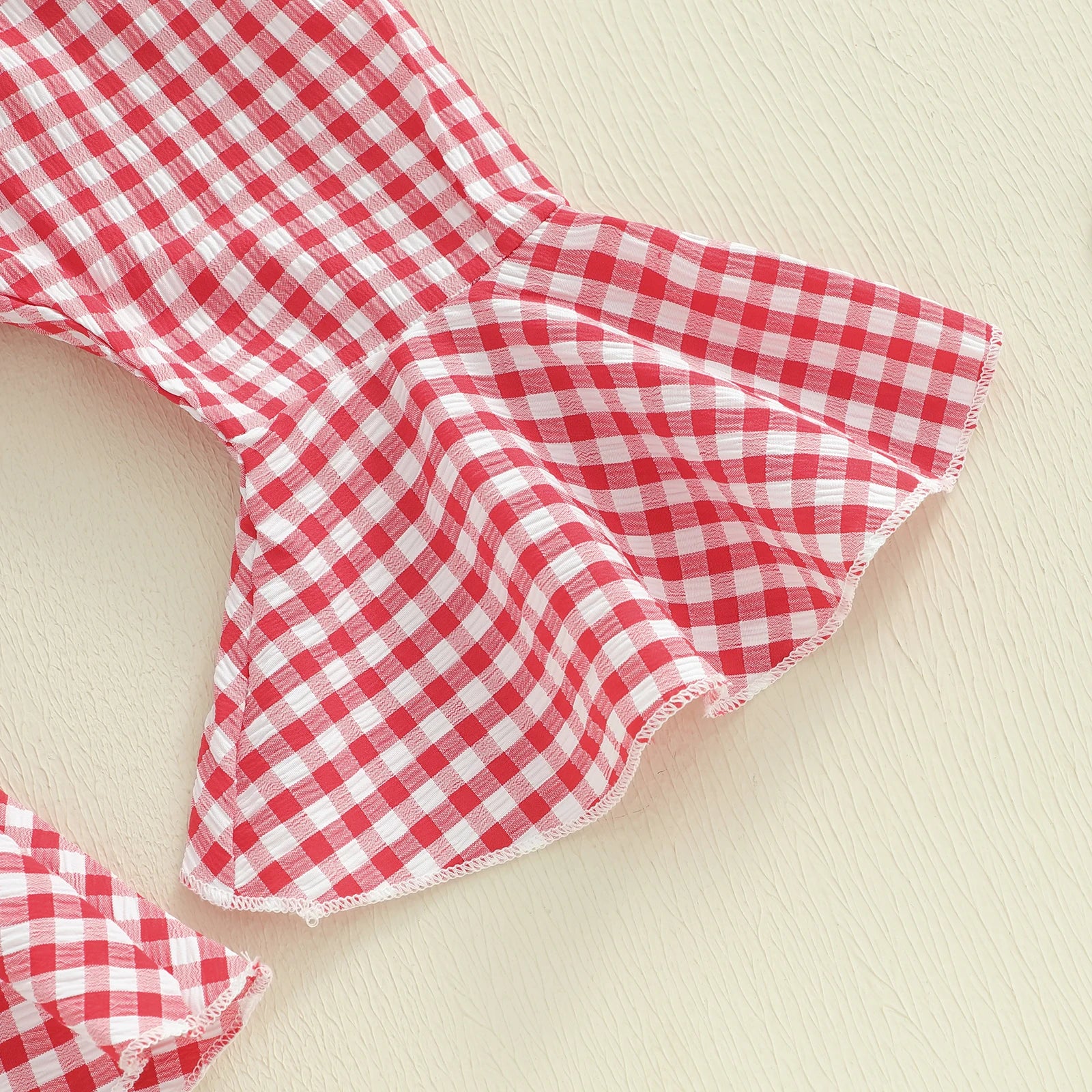 CANDY CANE CUTIE Checkered Bellbottoms Outfit