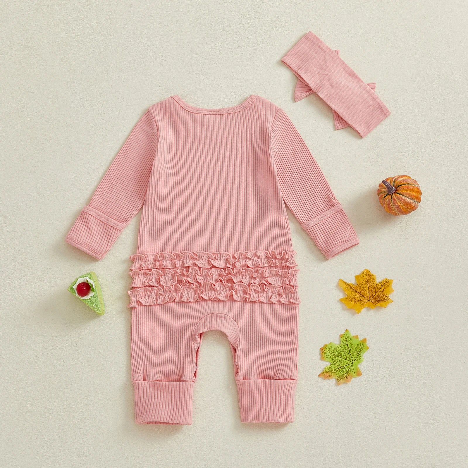 MY 1ST THANKSGIVING Pink Jumpsuit