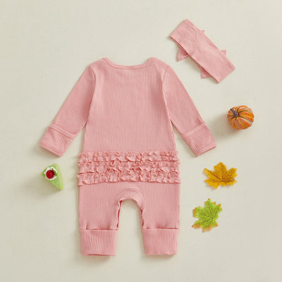 MY 1ST THANKSGIVING Pink Jumpsuit