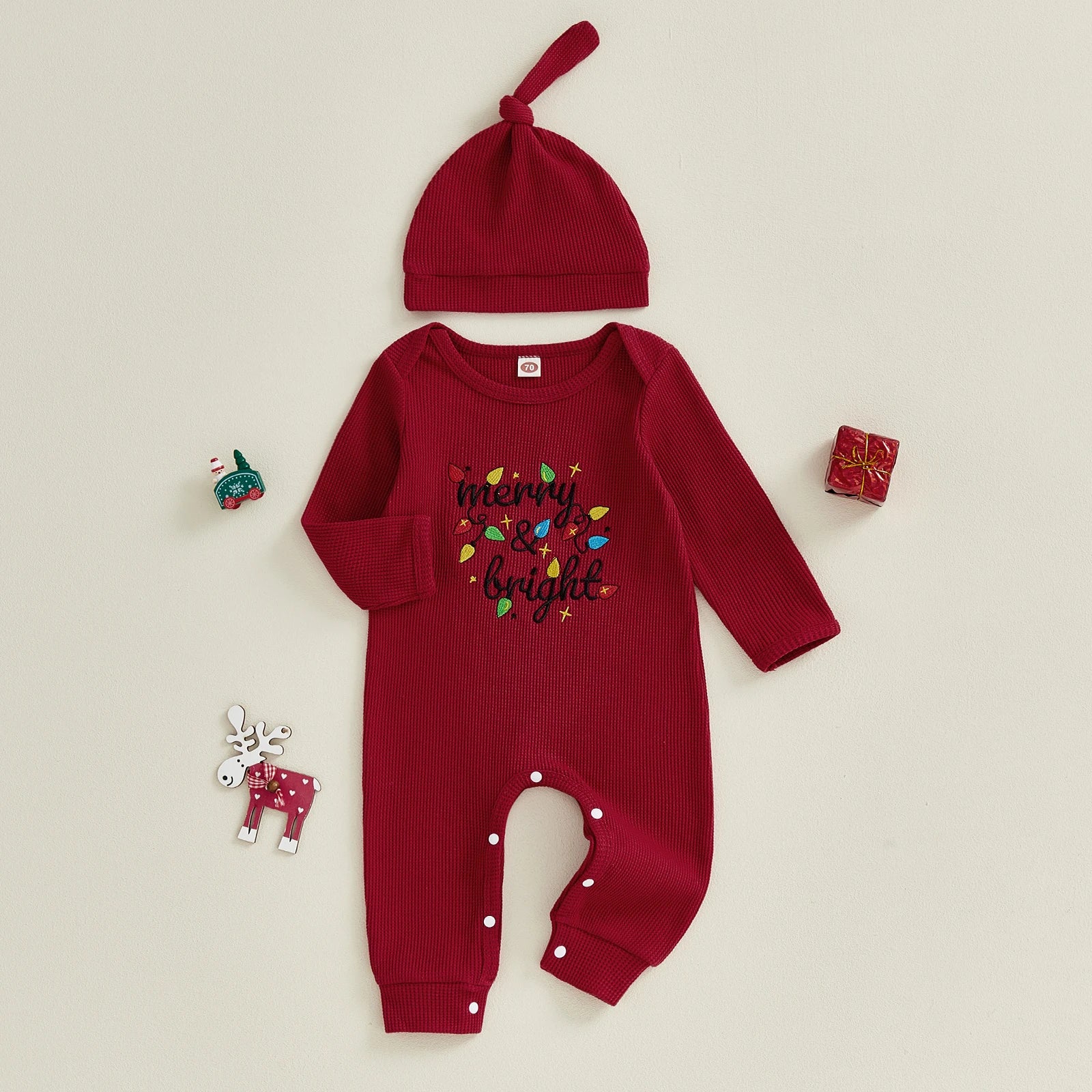 MERRY & BRIGHT Jumpsuit with Beanie