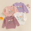 FLOWERS Knitted Sweater