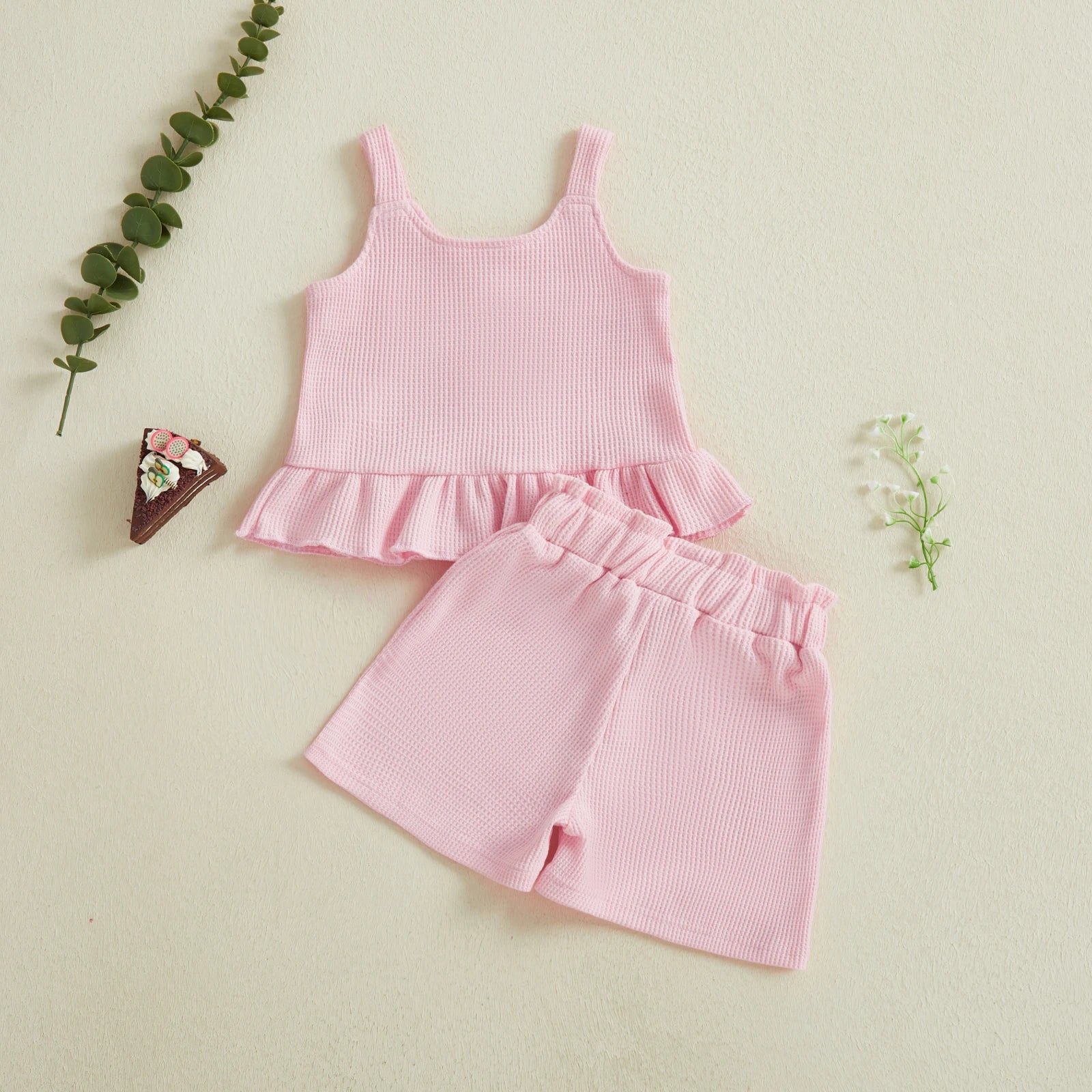 ADELINE Waffle Knit Summer Outfit