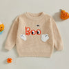 BOO Ghost Knitted Sweater