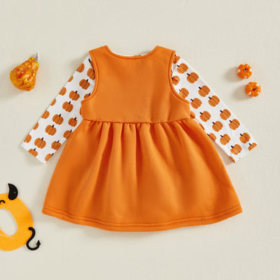 MY FIRST HALLOWEEN Happy Pumpkins Dress Outfit