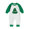 CHRISTMAS TREE White & Green Jumpsuit