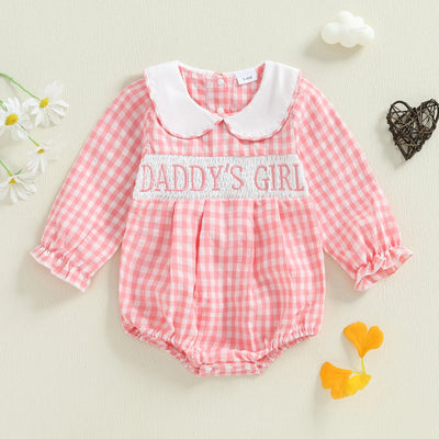MAMA'S/DADDY'S Girl Collar Romper
